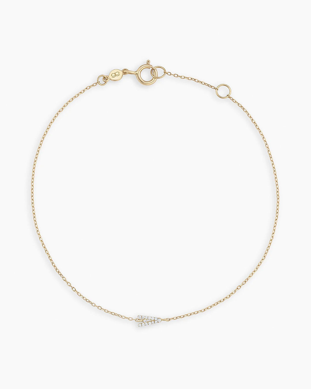 Diamond Pavé Alphabet Bracelet - Personalized Initial Letter Bracelet for Women, 14K Gold Plated, Elegant Gift for Birthday, Anniversary & Valentine's Day - Perfect for Everyday Wear & Special Occasions