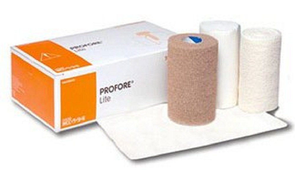 3 Layer Compression Bandage System - Self-Adherent Wrap with Tape Closure, Non-Sterile (8 Pack/Case) - Ideal for First Aid, Sports Injuries & Post-Surgical Recovery - MCK Brand