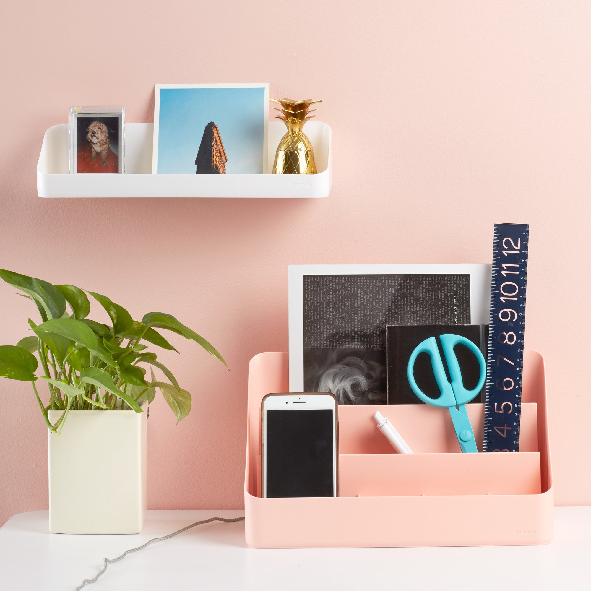 Wall Shelf 105931 - Modern Floating Shelves for Home Decor, Living Room, Bedroom & Office Storage - Easy to Install & Space-Saving