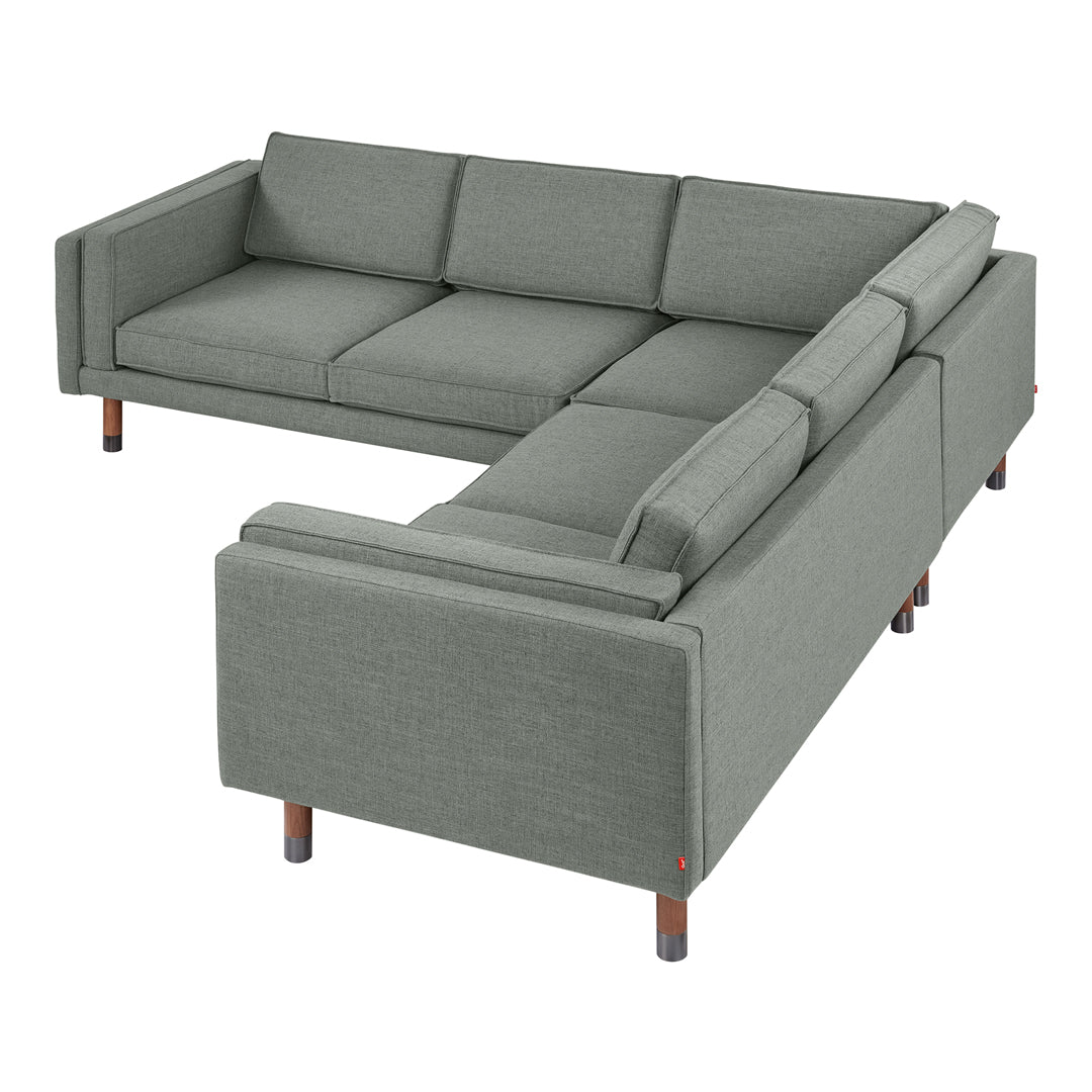 Augusta Bi Sectional Sofa - Modern L-Shaped Couch with Reversible Chaise for Living Room, Lounge & Family Room | Comfortable Fabric Upholstery, Sturdy Frame | Perfect for Small Spaces & Apartments