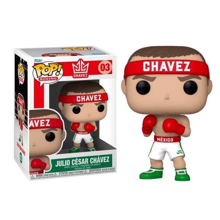 Julio Cesar Chavez Boxing Pop! Vinyl Figure - Collectible Action Figure for Boxing Fans & Sports Memorabilia Collectors - Perfect for Display, Gifts, and Home Decor