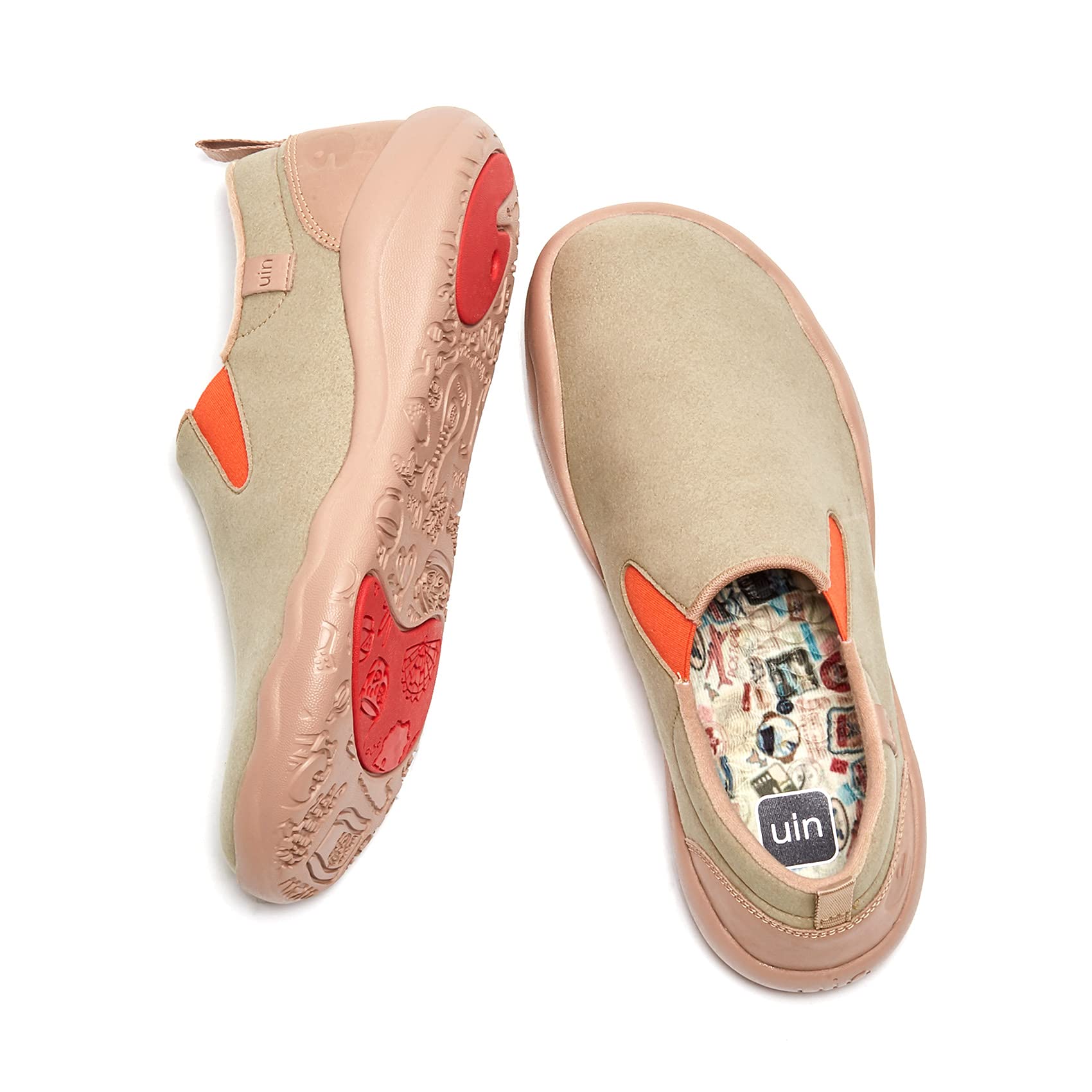 UIN Women's Walking Shoes - Slip On Casual Loafers, Lightweight Comfort Sneakers for Women | Fashionable Toledo II Design | Perfect for Travel, Work & Everyday Wear