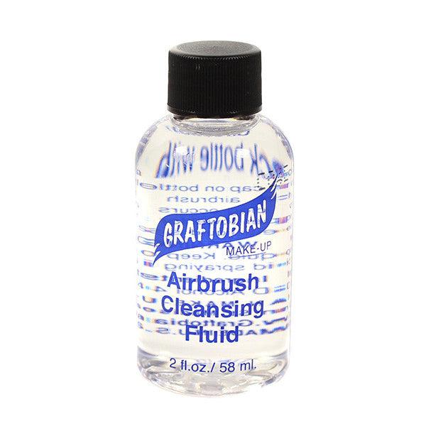 Graftobian Airbrush Cleaning Solution - Professional Airbrush Cleaner for Makeup Artists & Tattoo Artists - Ideal for Removing Paint, Ink & Cosmetic Residue - Perfect for Studio & Home Use