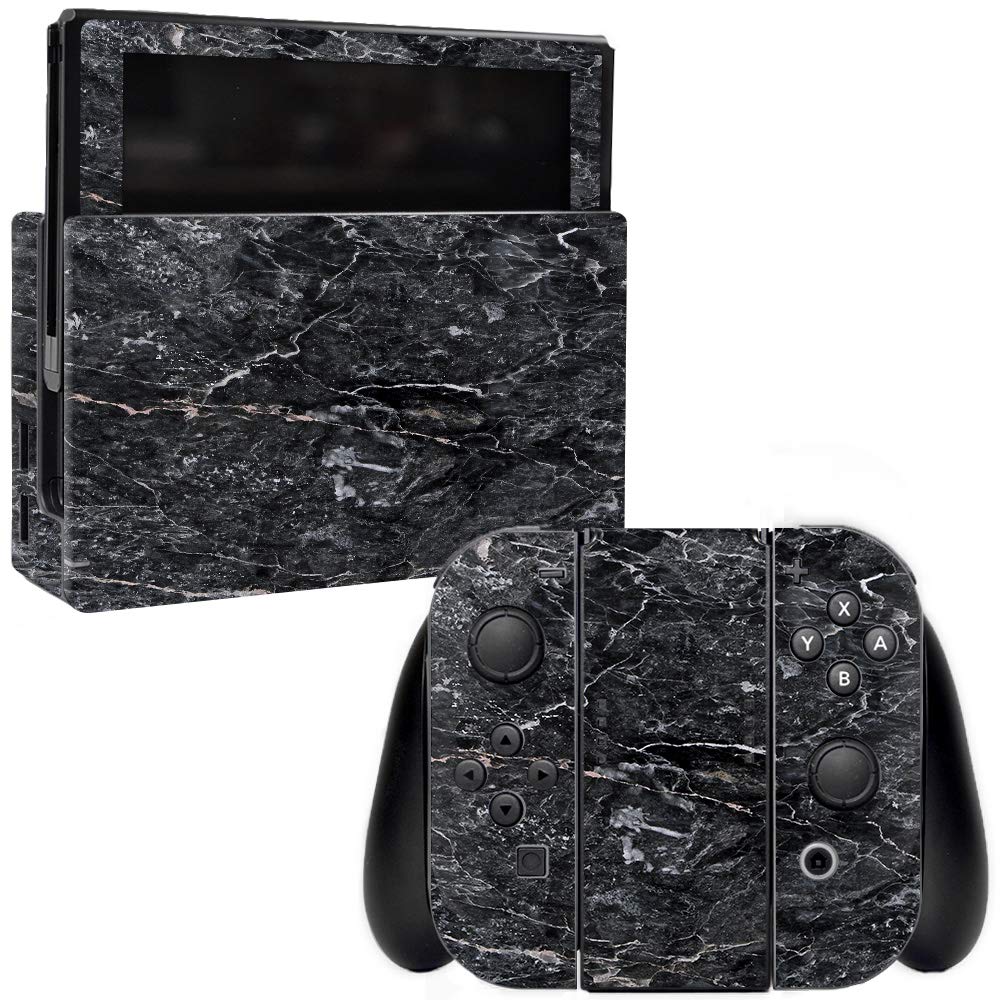 MightySkins Vinyl Decal Wrap Cover for Nintendo Switch - Onyx Marble Design | Protective & Durable Skin | Easy to Apply & Remove | Made in USA | Perfect for Gaming, Travel, and Customization