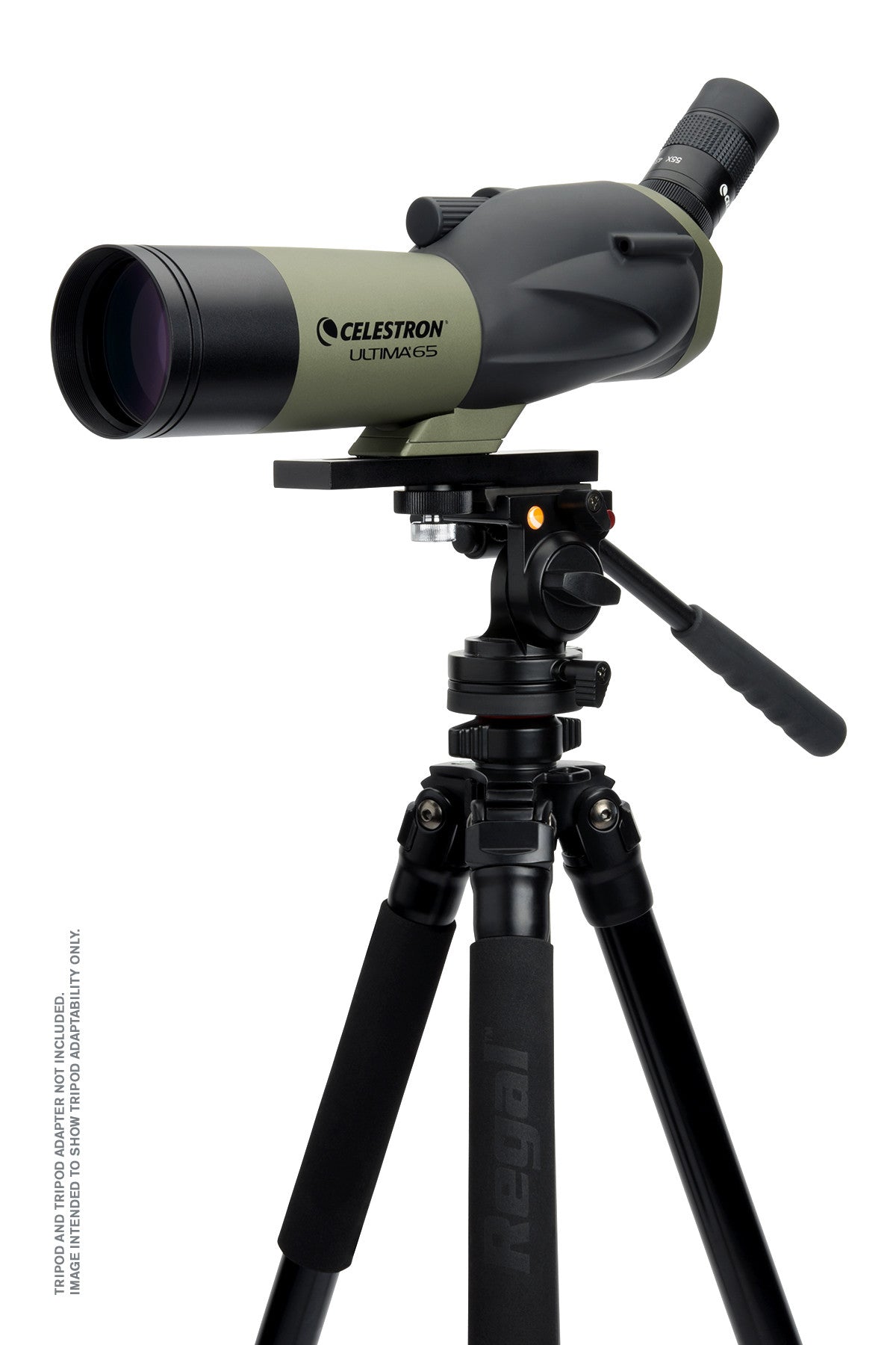 Ultima 18 55x65mm Angled Zoom Spotting Scope - High Power Magnification for Bird Watching, Hunting & Target Shooting | Waterproof & Fogproof Design for Outdoor Adventures