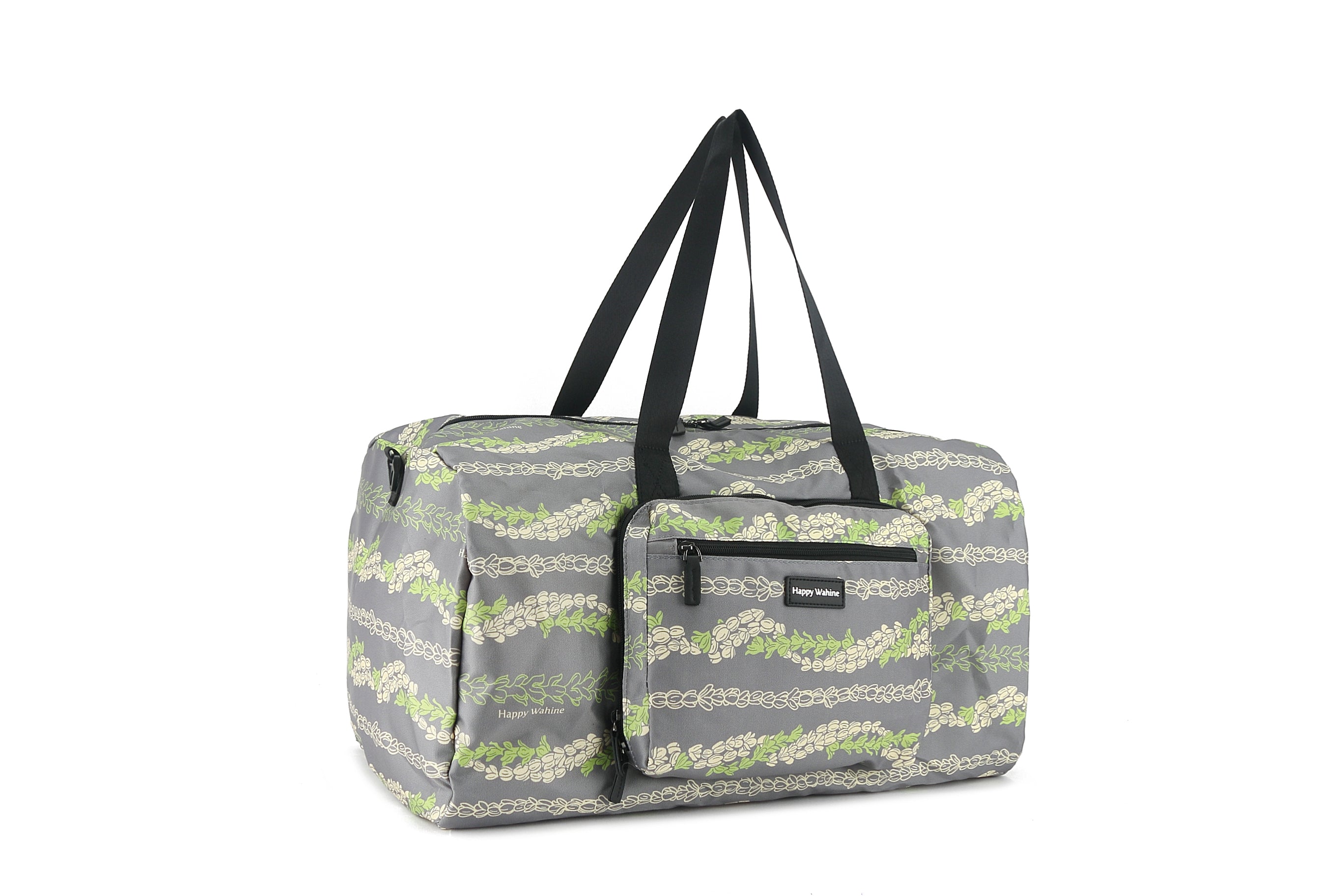 Stephanie Pakalana Grey Duffle Bag - Waterproof Travel Gym Bag for Women & Men, Perfect for Workout, Sports, Weekend Getaways & Business Trips