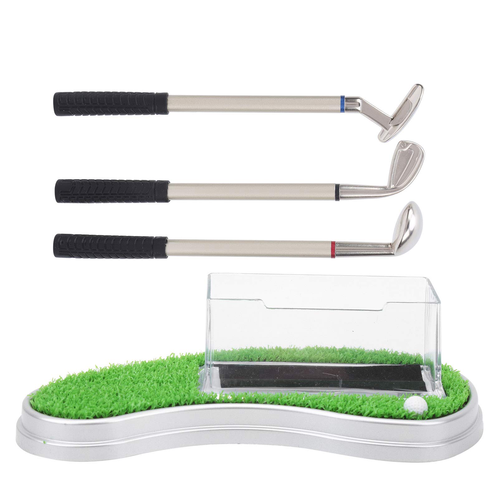 VGEBY Mini Pen Holder & Business Card Box Set - Stylish Desktop Organizer for Office, Home, or Gift (Perfect for Desk Organization, Business Meetings, and Creative Workspaces)