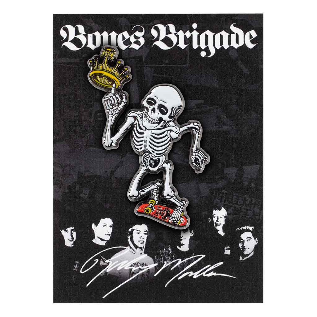 Bones Brigade Mullen Lapel Pin - Vintage Skateboarding Enamel Badge - Perfect for Jackets, Backpacks & Skateboard Collections
