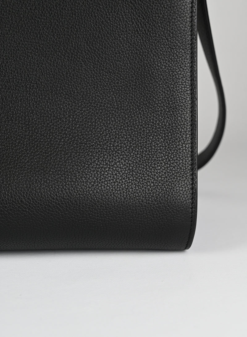 Saint Laurent Sac du Jour Large Black Leather Tote Bag for Women - Luxury Designer Handbag for Work, Travel & Everyday Use