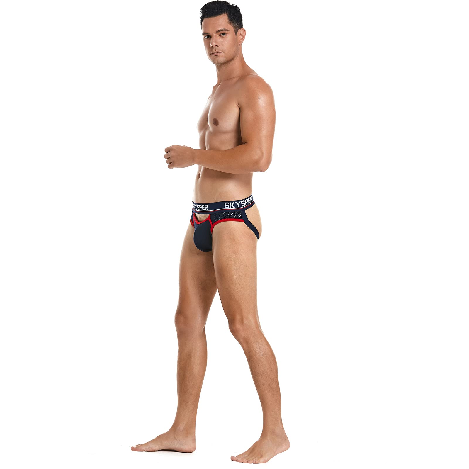 **SKYSPER Men's Athletic Jockstrap Support Underwear - Breathable & Comfortable for Sports, Workout & Intimate Wear**    *(Perfect for Gym, Running, Cycling & Sensual Moments)*