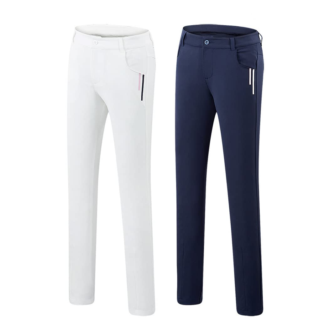 LANGWEI Women's Golf Pants - Lightweight Breathable Slim Fit Athletic Pants for Golf, Tennis & Running - Moisture Wicking Stretch Workout Pants for Women (Perfect for Gym, Yoga & Outdoor Sports)