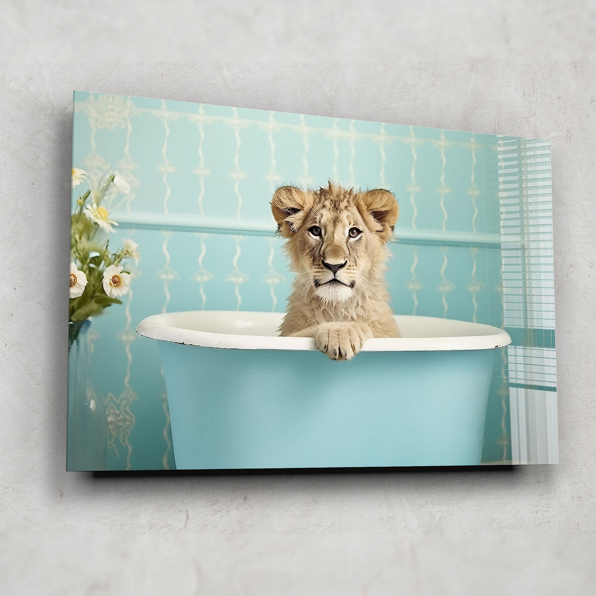 Lion-Shaped Bathtub Toy for Kids - Fun Bath Time Animal Toy for Toddlers & Babies - Perfect for Playtime, Bath Time, and Sensory Development
