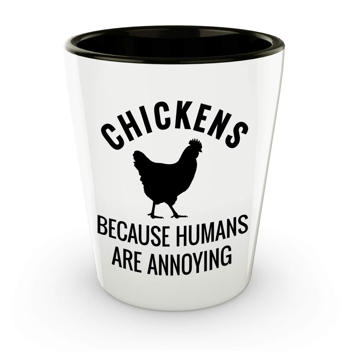 Funny Chicken Shot Glass - Hen & Rooster Themed Party Gifts for Bachelorette, Birthday & Cocktail Nights - Unique Barware for Poultry Lovers