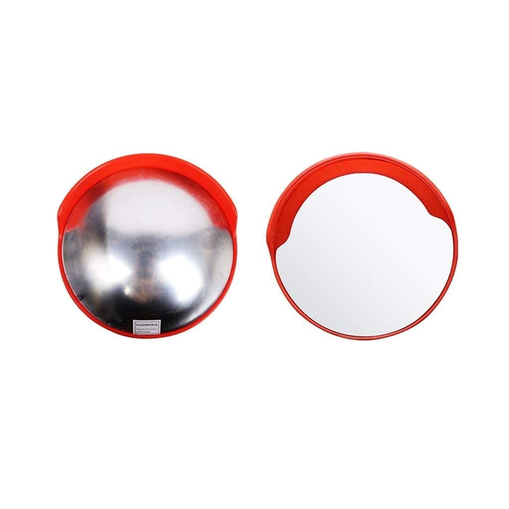 60CM Convex Security Mirror for Driveways & Parking Lots - Wide Angle Outdoor Safety Mirror for Enhanced Visibility & Accident Prevention - Perfect for Garages, Warehouses, and Blind Spot Monitoring