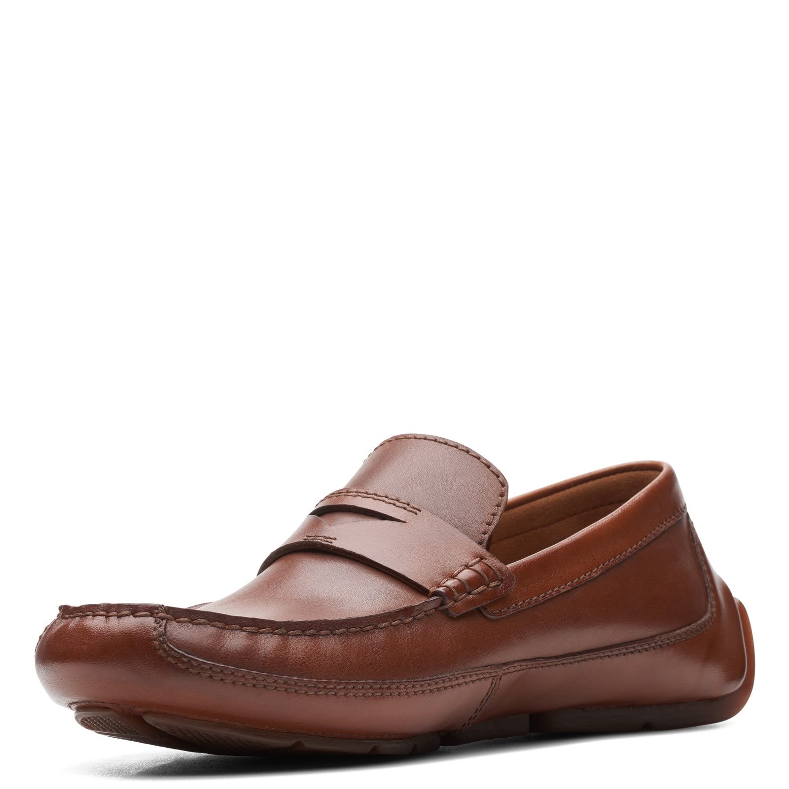 Clarks Men's Markman Way Loafer - Comfortable Leather Slip-On Shoes for Business & Casual Wear | Perfect for Office, Travel & Everyday Use