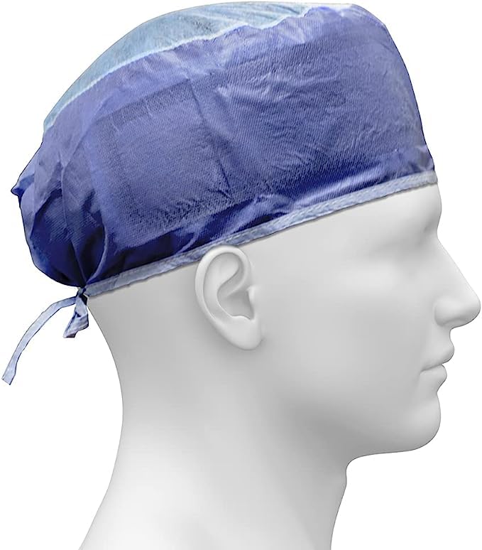 X-Ray Radiation Disposable Cap - 0.125mm Lead Equivalency Protection - One Size Fits All - Lead-Free & Comfortable - Ideal for Dental Clinics, Hospitals & Radiology Labs