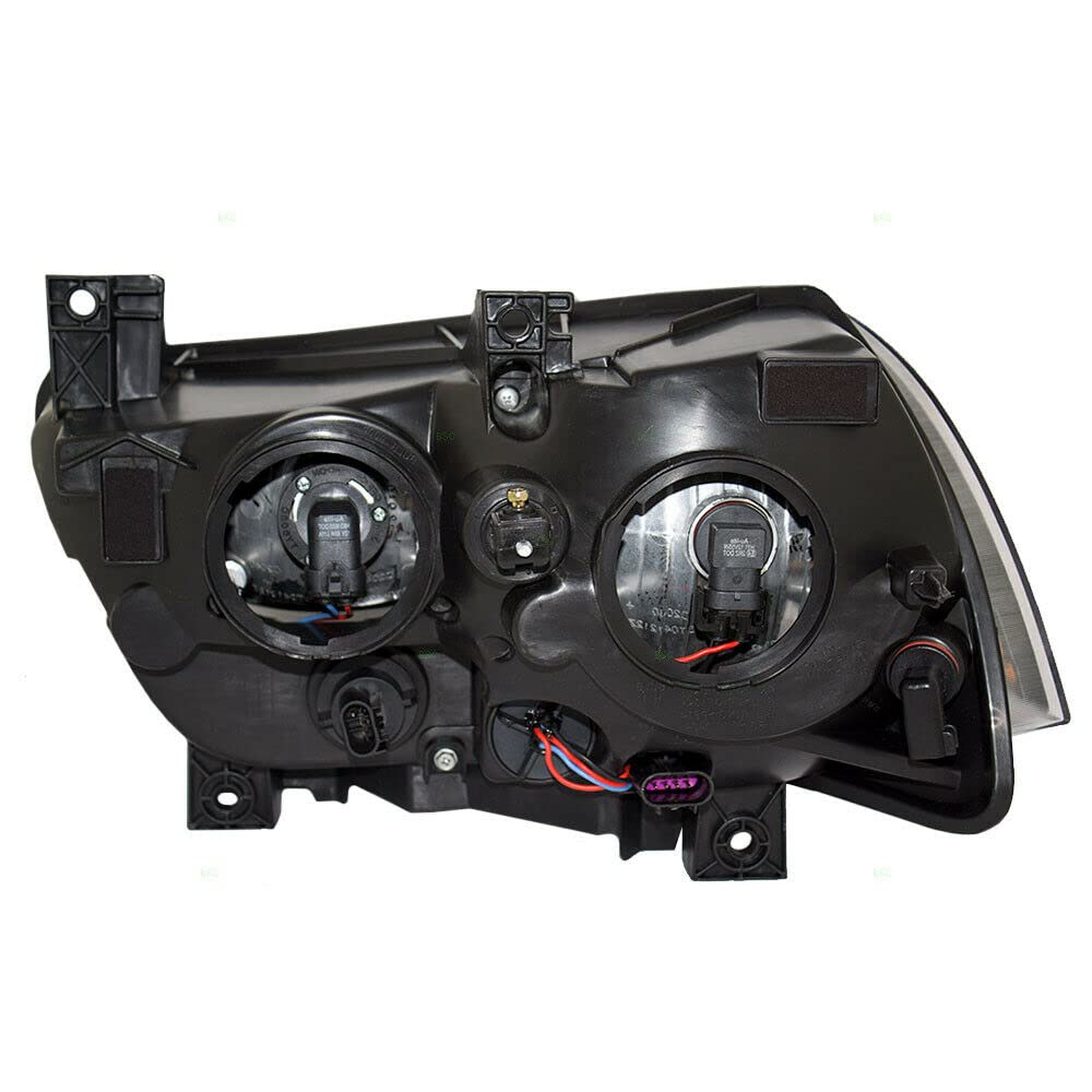 Replacement Halogen Headlight Assembly for 2011-2012 Dodge Charger - Headlamp Lens Housing - Perfect for Night Driving & Road Trips