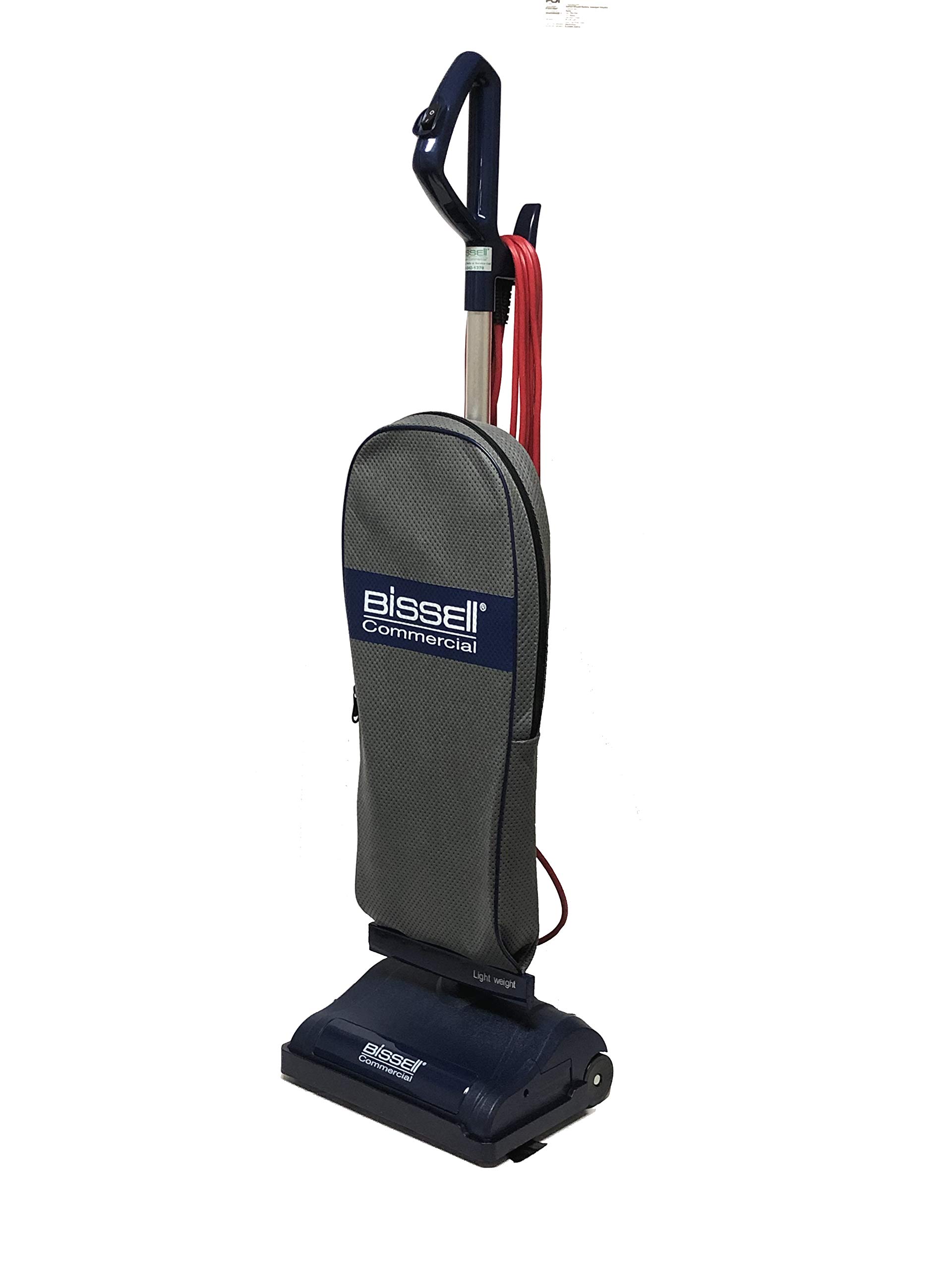 BISSELL BigGreen Commercial Lightweight 8lb Upright Vacuum Cleaner BGU7100 Blue - Powerful Cleaning for Offices, Hotels, and Large Spaces