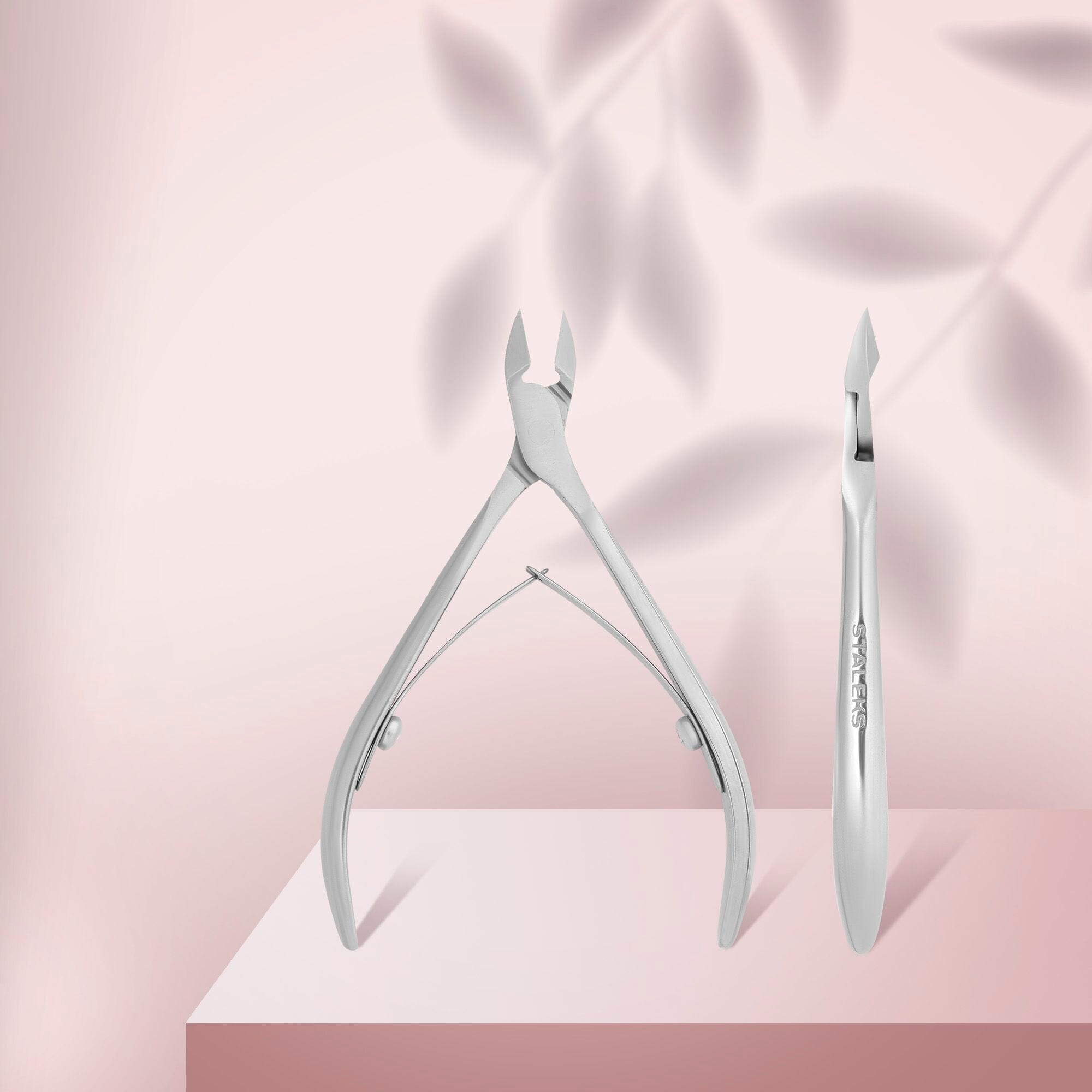Staleks Classic 10 Cuticle Nippers - 8mm Professional Stainless Steel Nail Clippers for Manicure & Pedicure | Perfect for Salon, Home & Travel Use