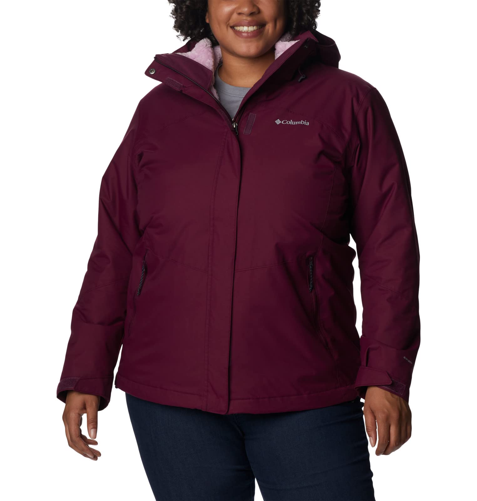 Columbia Women's Bugaboo II Fleece Interchange Jacket - Waterproof, Lightweight & Warm Winter Coat for Hiking, Camping & Outdoor Adventures