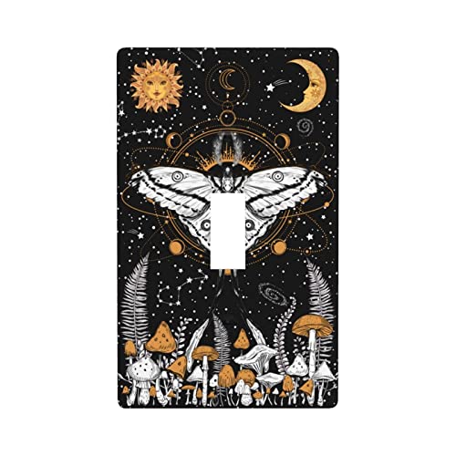 Mushrooms Moth Moon Star