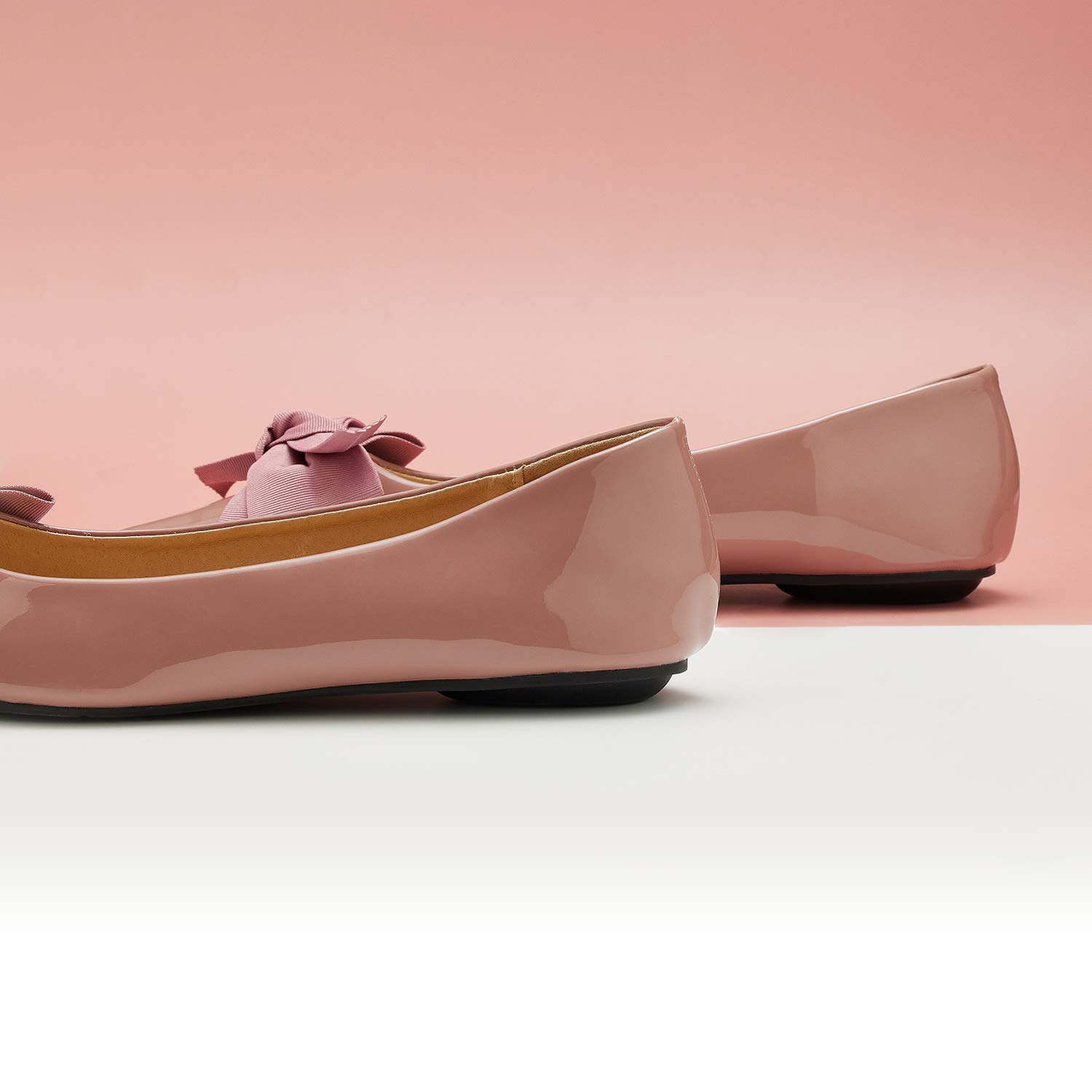C.Paravano Women's Pointy Bow Flats - Comfortable & Stylish Slip-On Shoes for Casual Wear, Office & Work | Perfect for Business Attire, Daily Commute & Formal Occasions