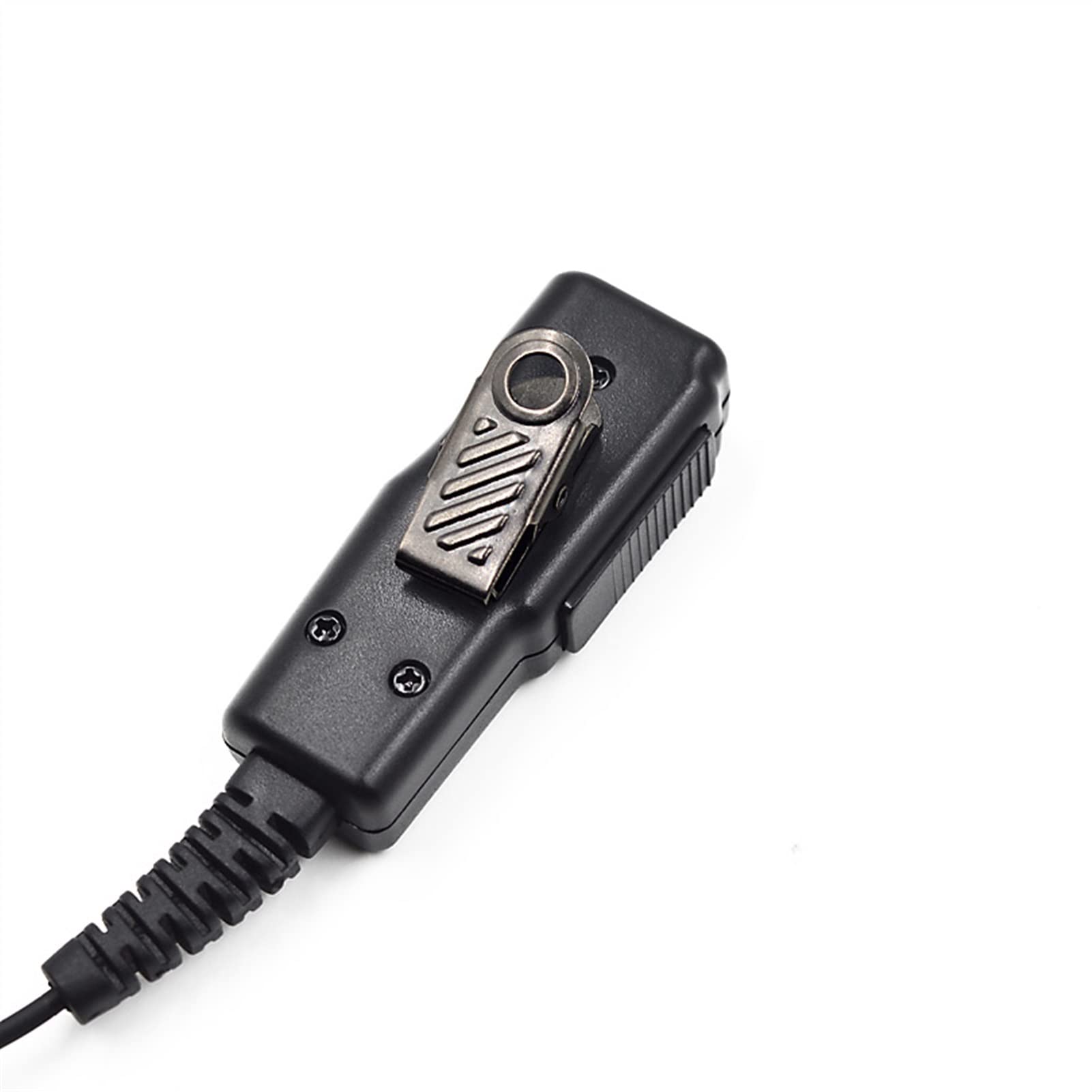 BMINO 5-Pack 2-Pin Earphone Headset with PTT for Long-Range Walkie-Talkie & Two-Way Radio - Ideal for Security, Construction, and Outdoor Adventures