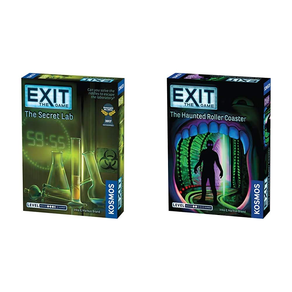 EXIT: The Secret Lab - Award-Winning Escape Room Board Game by Kosmos | EXIT: The Game Series | Kennerspiel Des Jahres Winner | Perfect for Family Game Nights & Team Building Activities