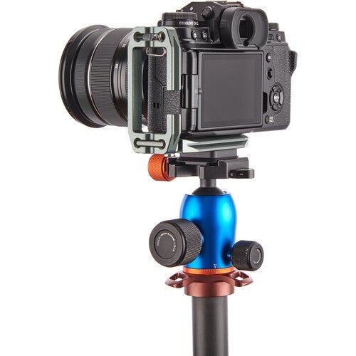 3 Legged Thing Lexie Universal L Bracket for DSLR Cameras - Multi-Function Quick Release Plate (Slate Gray) - Perfect for Tripod Mounting, Vlogging & Photography Accessories
