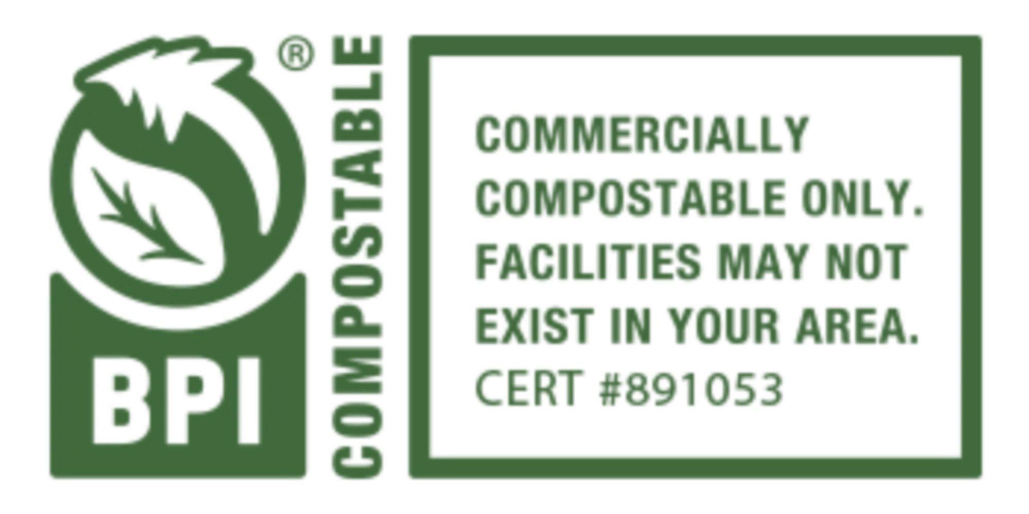 BioBag (USA) 100% Certified Compostable Shopping Bags - 10 lb Capacity, 600 Count Small Eco-Friendly Bags for Groceries, Farmers Markets & Restaurants | Perfect for Sustainable Shopping, Food Storage & Waste Reduction
