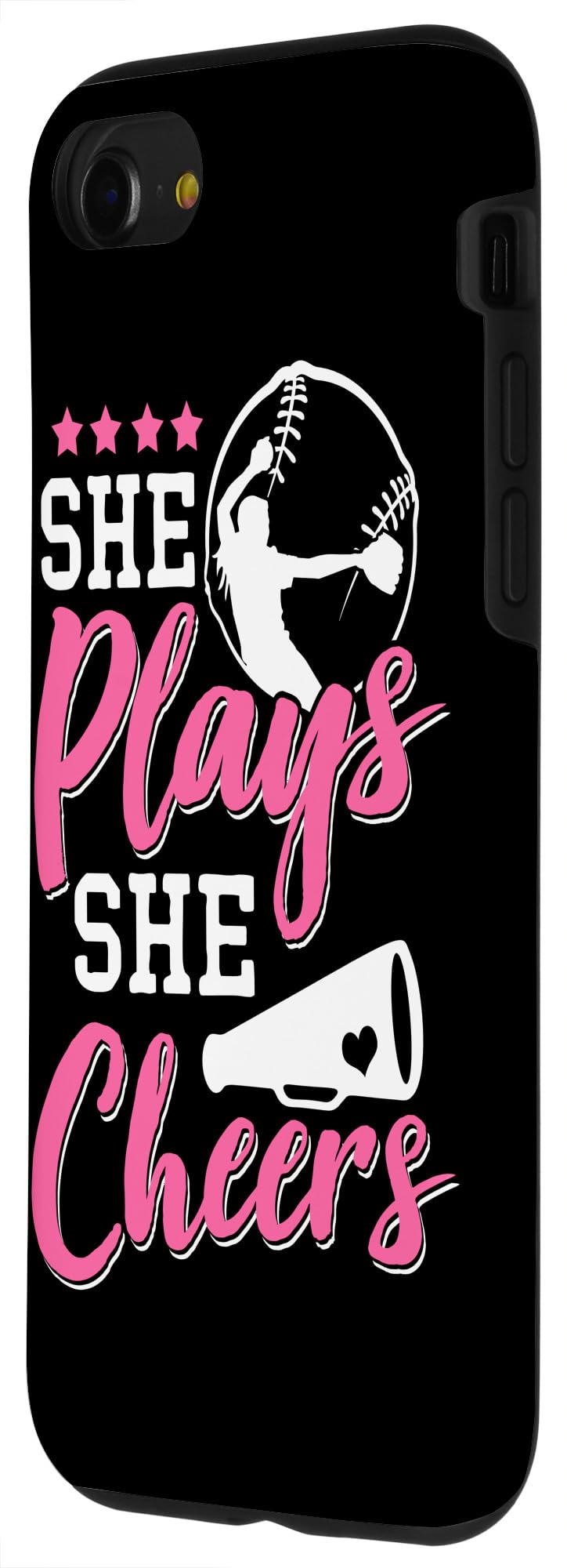 iPhone SE (2020) / 7 / 8 Cheerleader Case - Durable Softball & Cheerleading Phone Cover for Moms and Daughters - Perfect for Games, Practices & School Activities