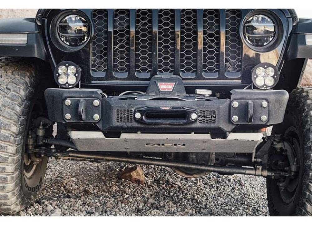Jeep Wrangler Front Replacement Bumper - Heavy Duty Steel Off-Road Bumper for Jeep Wrangler JK JL (2007-2023) | Perfect for Off-Roading, Rock Crawling & Trail Adventures