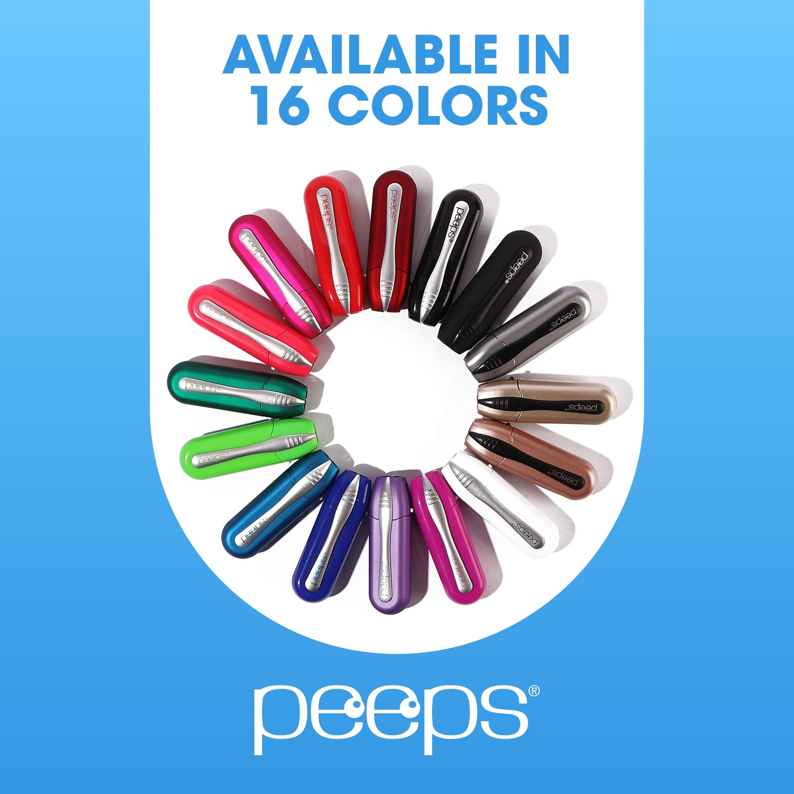 Peeps CarbonKlean Glasses Cleaner - Carbon Microfiber Lens Cleaner for Eyeglasses, Reading Glasses, Sunglasses & Screens - Soft Touch Black (2 Pack) - Perfect for Home, Office, Travel & Outdoor Use