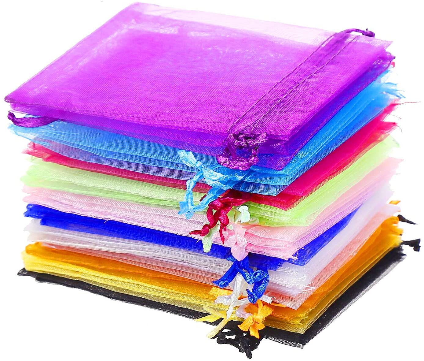 SULOLI 60pcs Organza Gift Bags 3.15