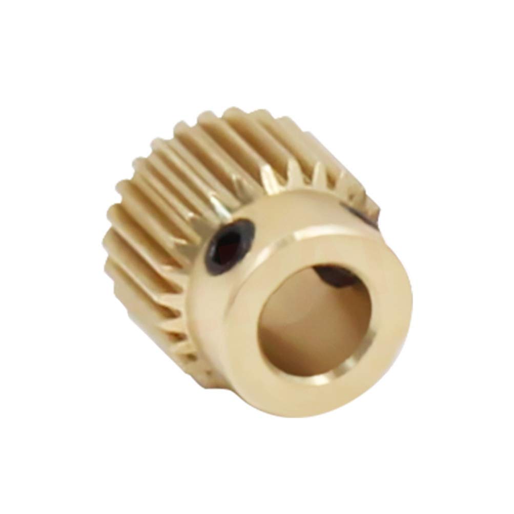 10PCS 40T Brass Extrusion Gears - 40 Tooth Drive & Feeding Wheels for 3D Printers, CNC Machines, and DIY Projects - Durable Brass Gear Set for Smooth Extrusion and Precision Motion Control
