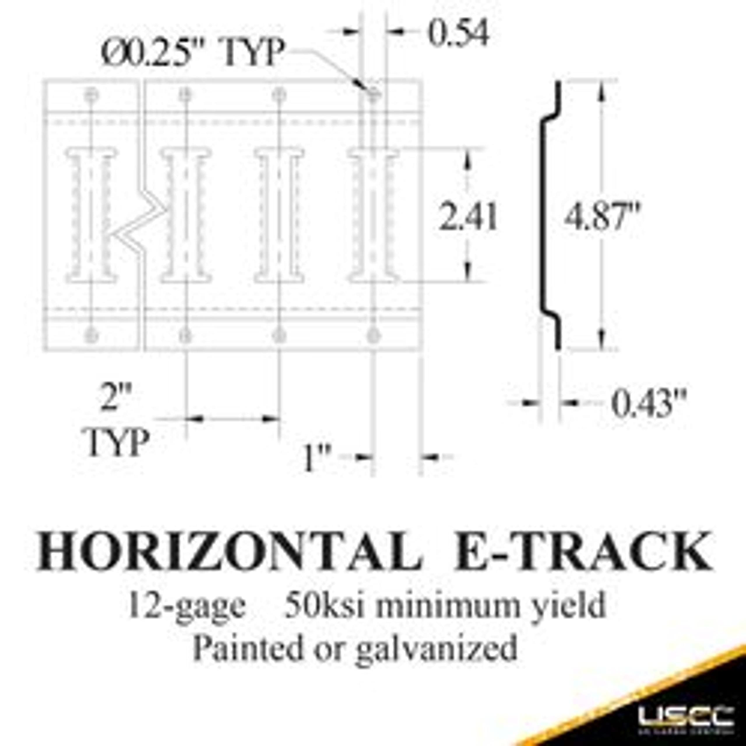 US Cargo Control E Track and E Track Straps Kit - Heavy Duty Cargo Securing System with E Track Rails & Straps for Pickup Trucks & Trailers - Perfect for Transporting Equipment, Motorcycles & ATVs Safely