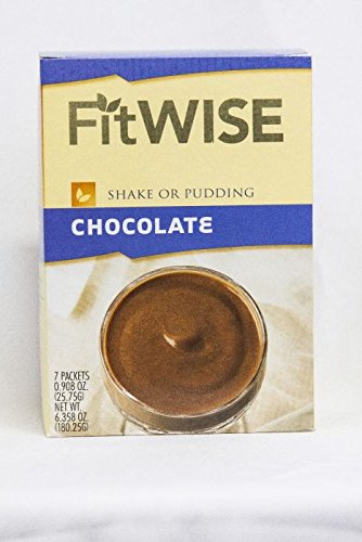 Fit Wise Chocolate Protein Pudding & Shake Packets - Ideal Protein Compatible, Low Carb High Protein Snack for Weight Loss & Muscle Recovery - Perfect for Post-Workout, Keto Diet & Healthy Lifestyle