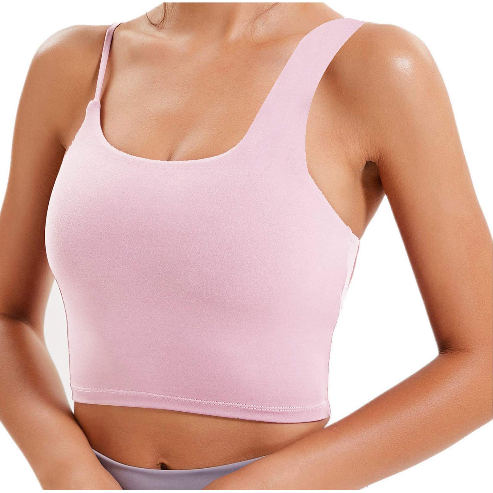 2 Pack Women's Solid Casual Sleeveless Tank Tops - Stretchy Elastic Fit, Fashion Blouse for Summer, Gym, Workout & Everyday Wear