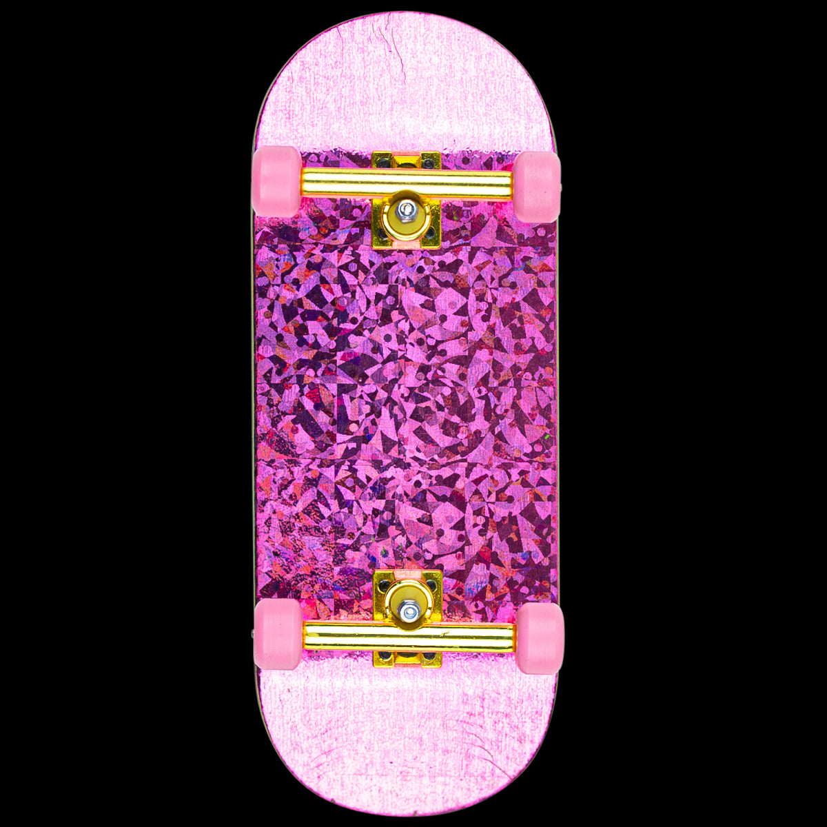 DK Fingerboard Complete Skateboard - Pink Shine Color | Mini Finger Skateboard for Tricks & Stunts | Perfect for Office Desk Toys, Stress Relief & Skateboard Practice