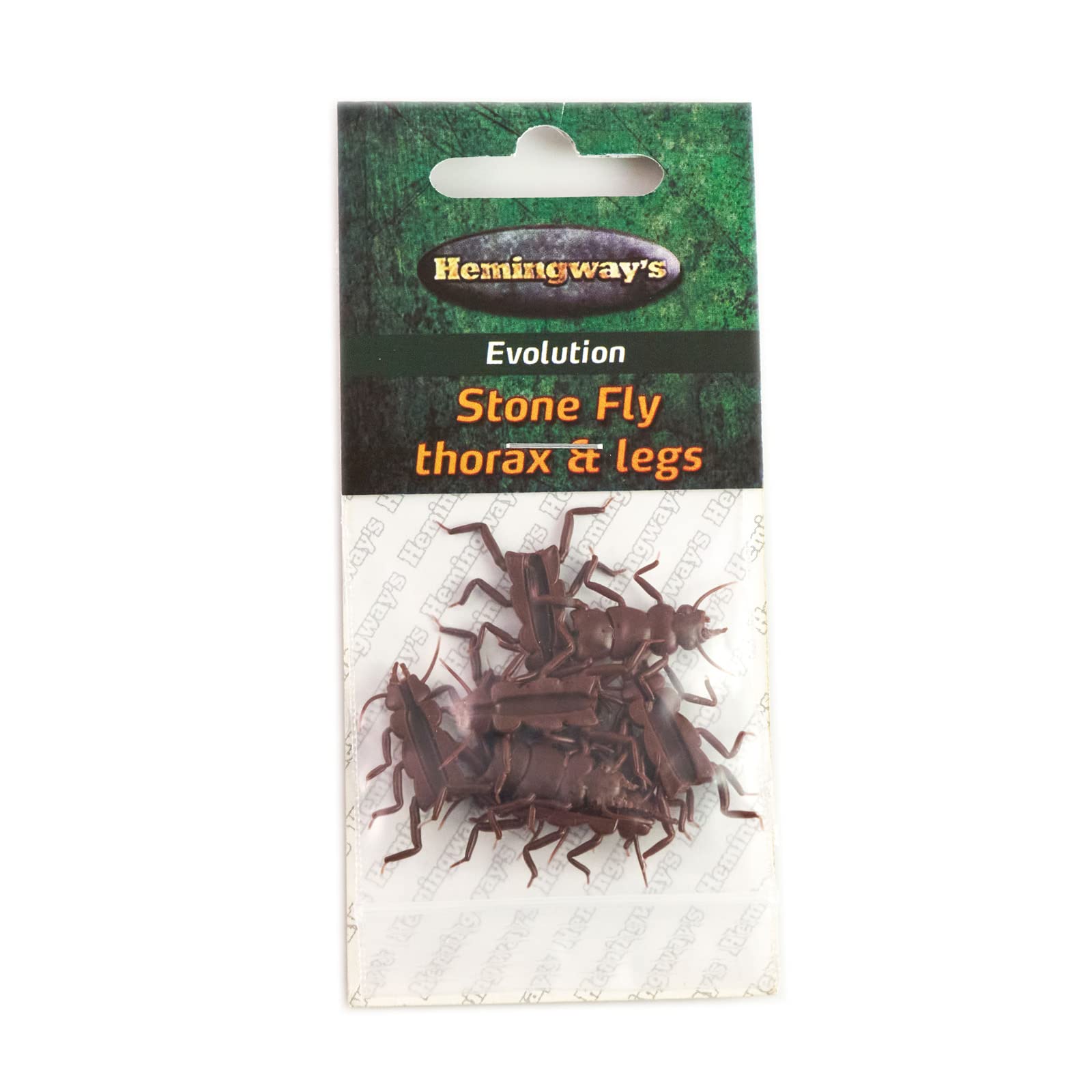 Hemingway's Stone Fly Thorax & Legs - Premium Fly Fishing Accessories for Trout & Salmon - Perfect for Dry Fly & Nymph Fishing in Rivers & Streams