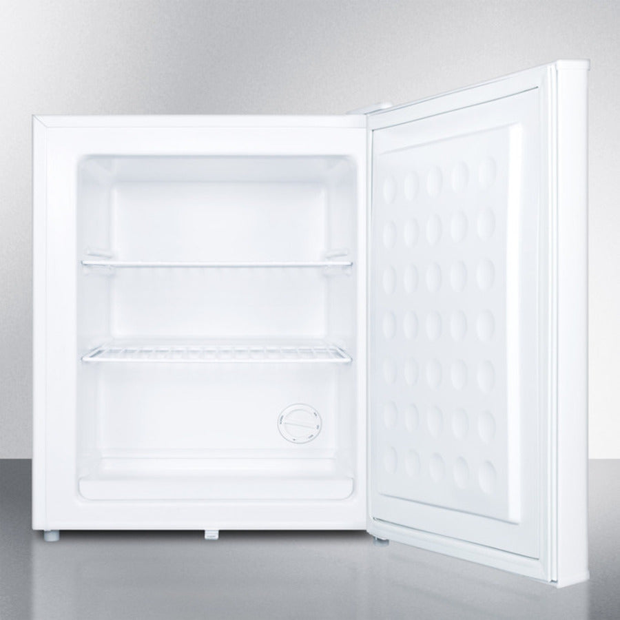 Accucold FS30L7 Compact All Freezer with Lock & Reversible Door - Perfect for Home, Office, Garage, or Basement Storage