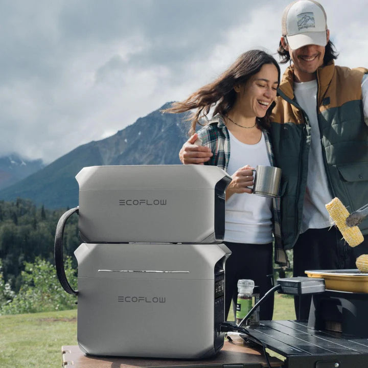 EcoFlow DELTA 3 Series Smart Extra Battery - 4800Wh Portable Power Station for Home Backup, Camping & Outdoor Adventures - Solar Generator Compatible with Solar Panels