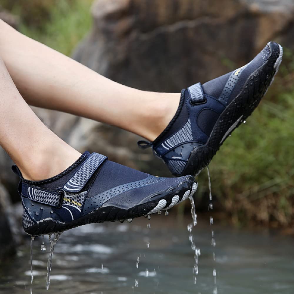 **Tongzone Water Shoes for Men & Women - Quick-Dry Aqua Shoes for Hiking, Swimming & Beach - Barefoot Athletic Water Shoes for Pool, Surfing & Outdoor Activities**
