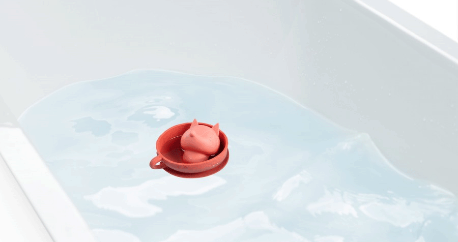 Lilliputiens Alice the Fox Bath Teapot - Adorable Animal Shaped Baby Bath Toy for Sensory Play & Water Fun | Perfect Gift for Toddlers 1-3 Years Old