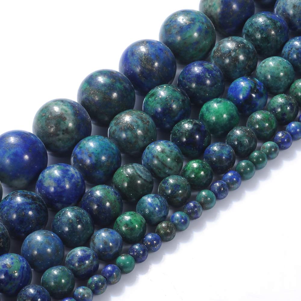 8mm Natural Lapis Lazuli Gemstone Round Beads - Healing Crystal Energy Stone for Jewelry Making, DIY Crafts (15