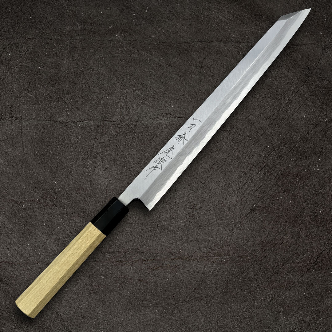 Ittosai Kotetsu White #2 Kiritsuke Yanagiba Knife 270mm (10.6 Inch) - Premium Japanese Sushi & Sashimi Chef Knife for Professional Chefs & Home Cooking