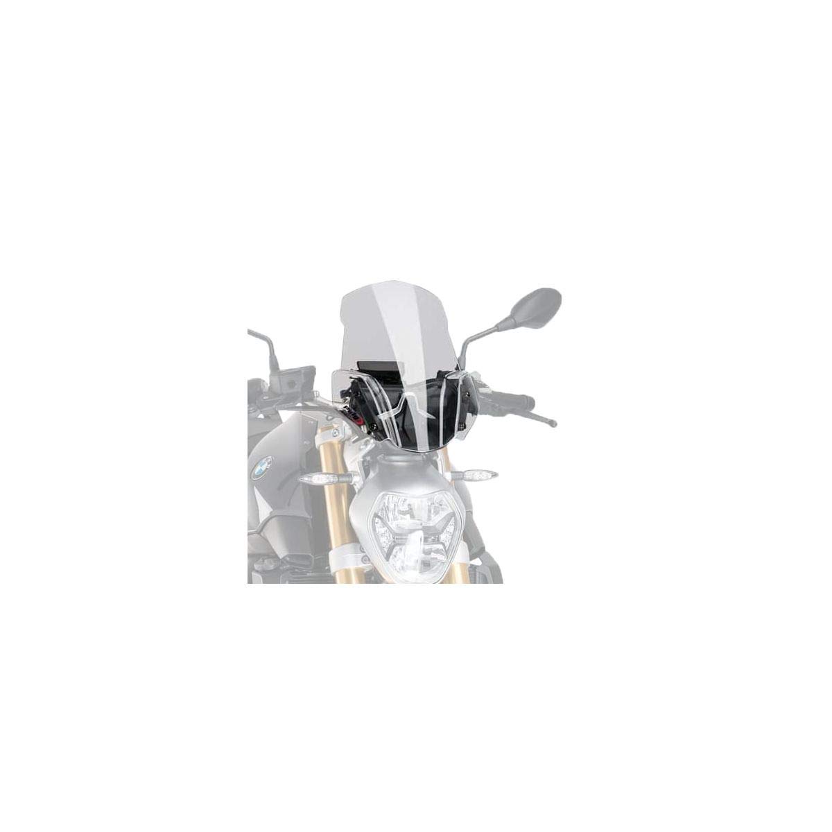 Puig 7651W Clear Windshield for Yamaha FZ-09 (2013-2016) - Motorcycle Wind Deflector for Improved Riding Comfort & Aerodynamics - Perfect for Highway Cruising & Long-Distance Tours