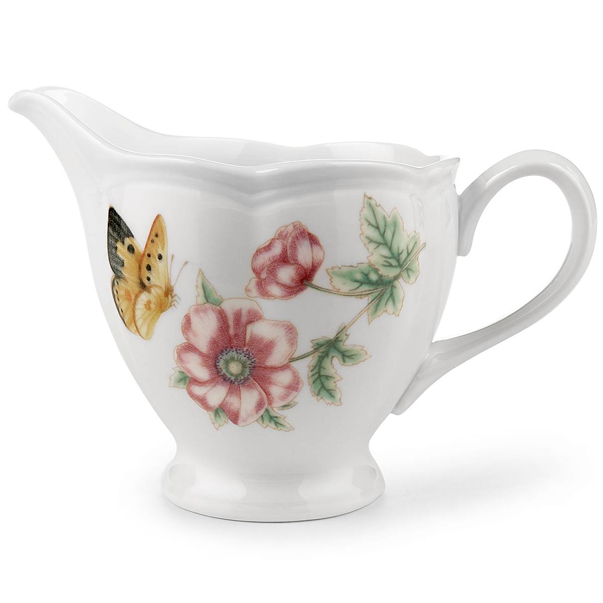 Butterfly Meadow Creamer - Elegant Floral Coffee Creamer for Home & Cafe Use - Perfect for Tea, Coffee, and Dessert Toppings
