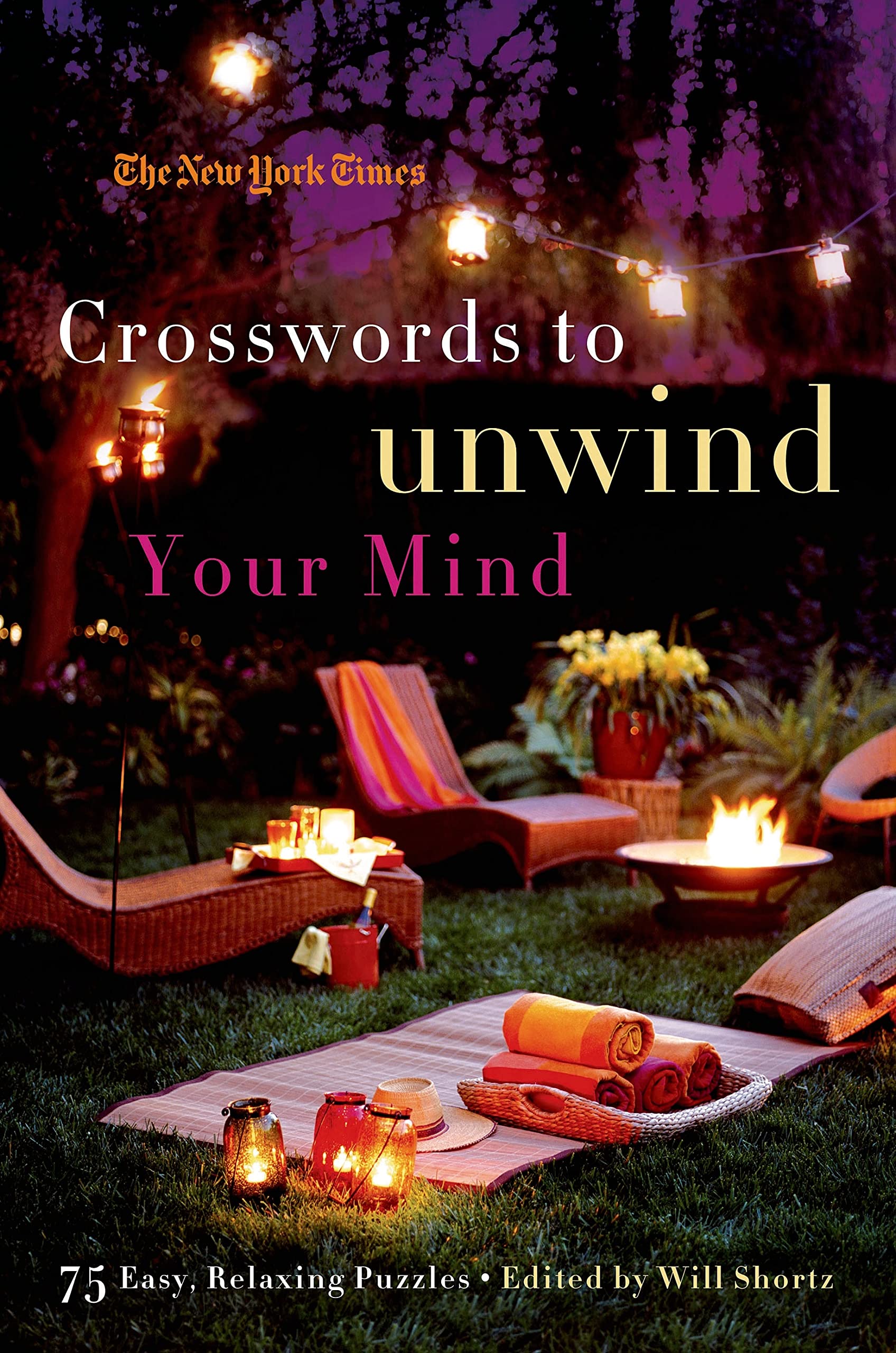 NY Times Crossword Puzzles - 75 Easy & Relaxing for Stress Relief