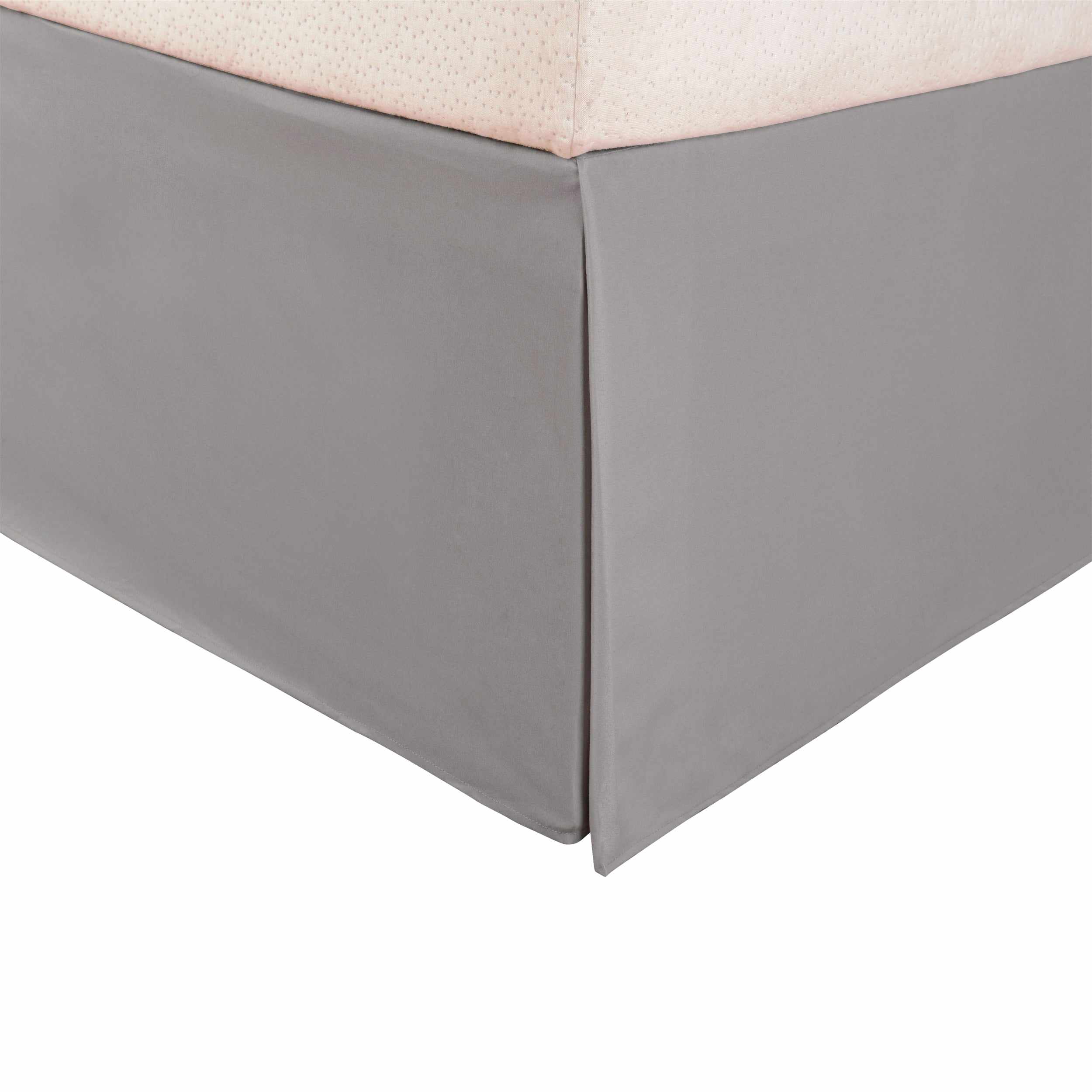 Wimberton 100% Brushed Microfiber Bed Skirt - 15 Inch Drop Length with Inverted Box Pleats for Queen/King Size Beds | Perfect for Hotel-Style Bedroom Decor & Guest Room Makeovers